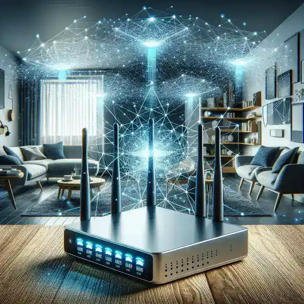 How do I configure my router for a mesh WiFi system?