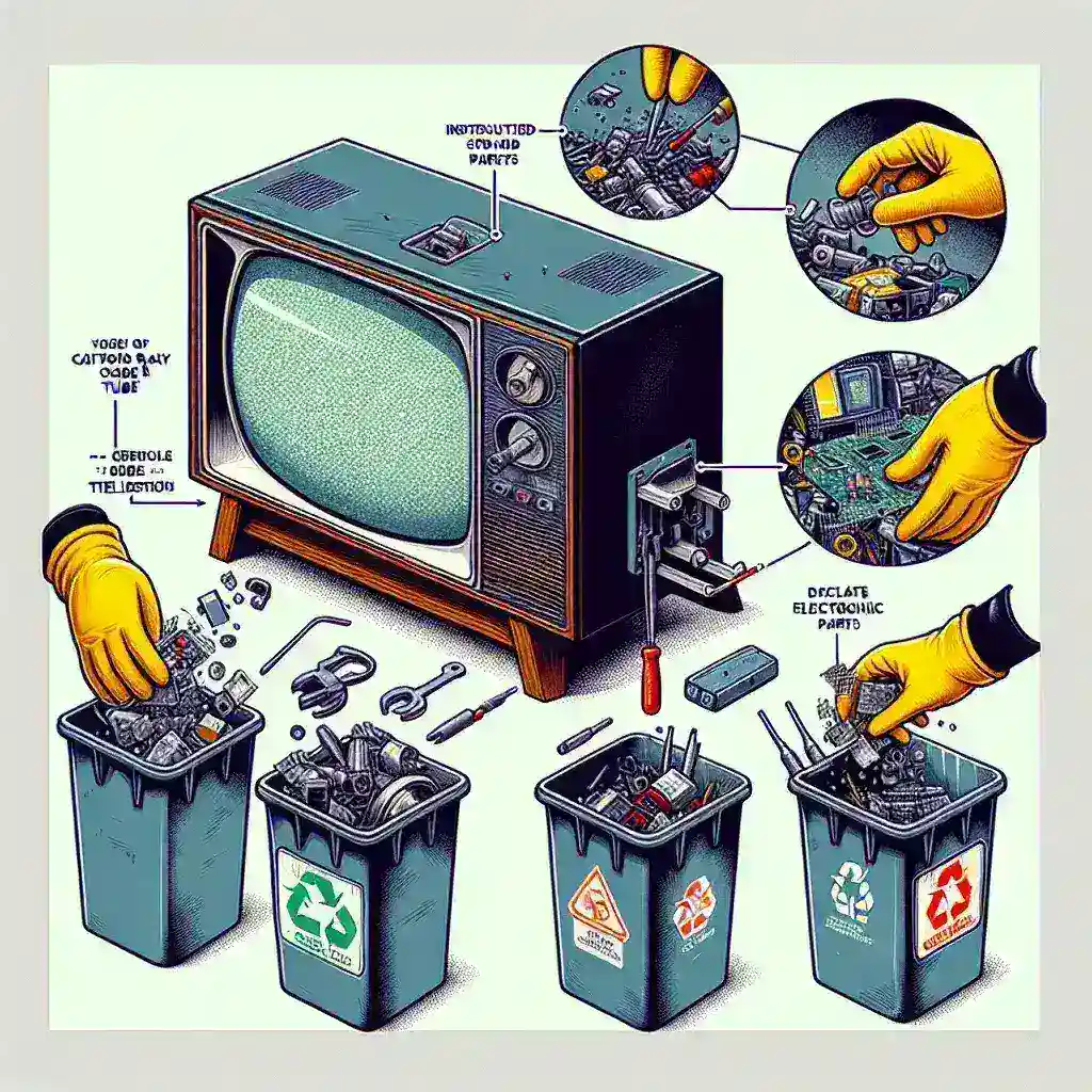 How can you safely dispose of a CRT?